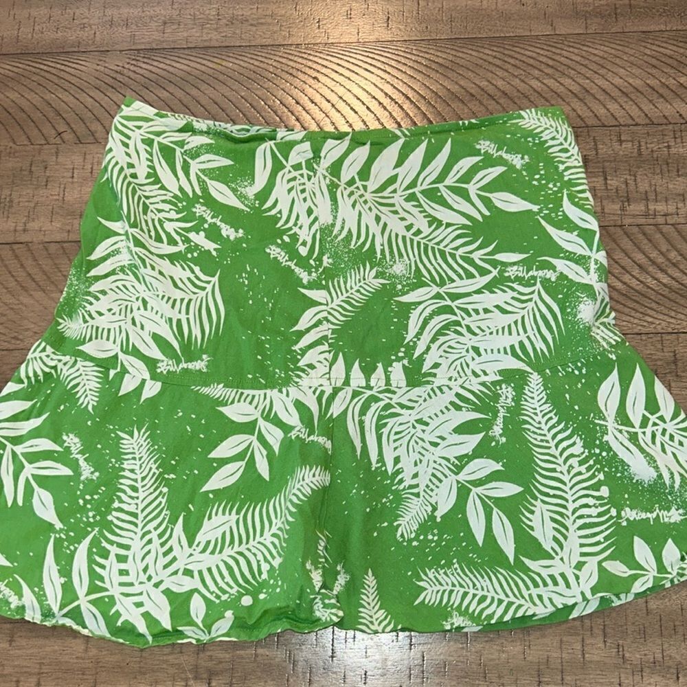🌞Vintage 80s 🏝️ Billabong Beach 🏖️ Skirt 🏄🏻‍♀️ Palm Tree 🌴 Frond Print.